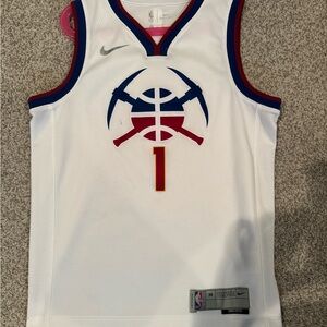 Nike White Basketball Jersey